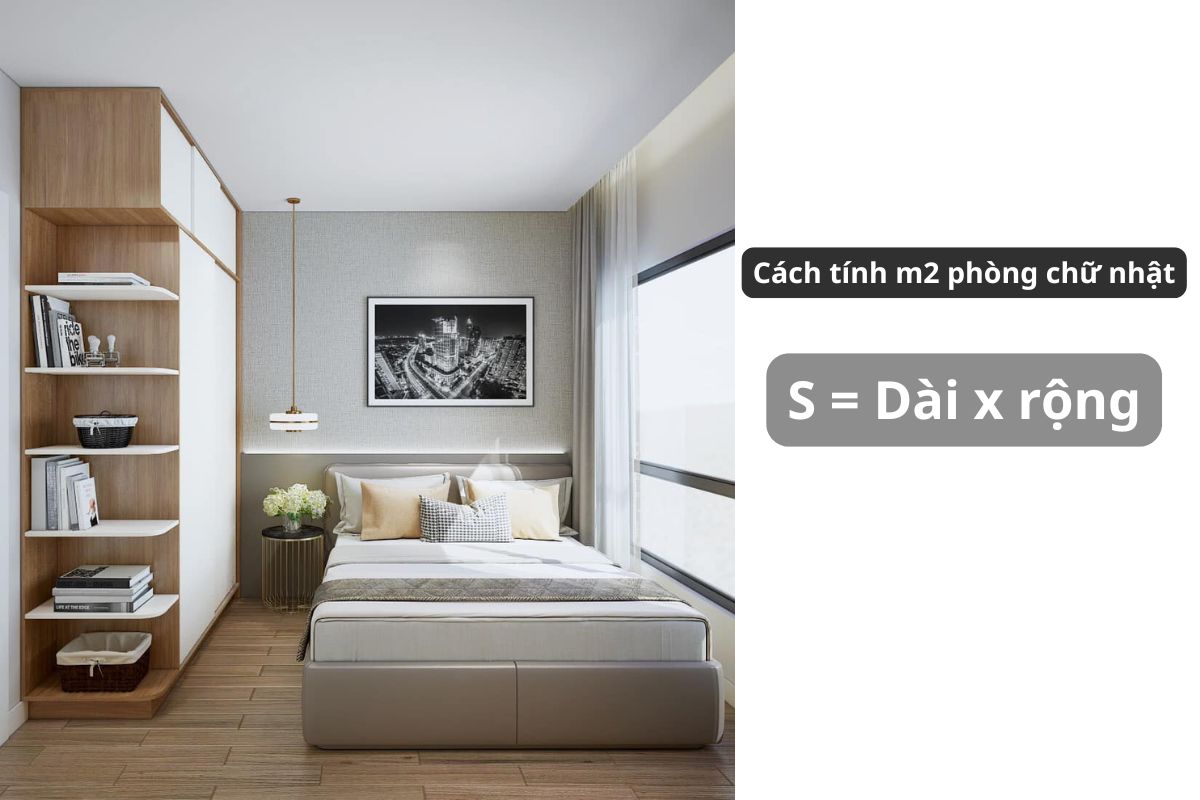 Cách tính m2 phòng ngủ