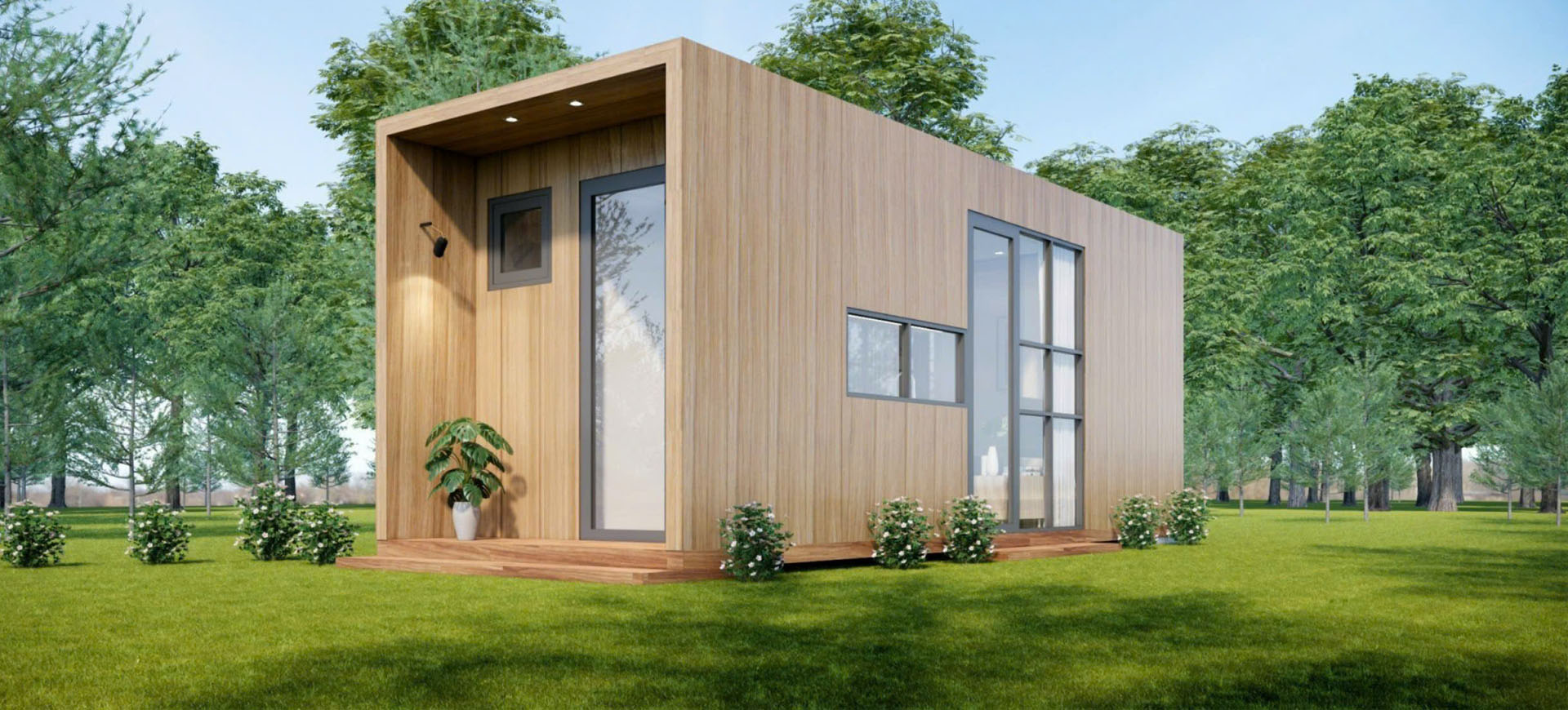 Gỗ tự nhiên và gỗ công nghiệp tạo vách đẹp, cách âm, dễ thi công.