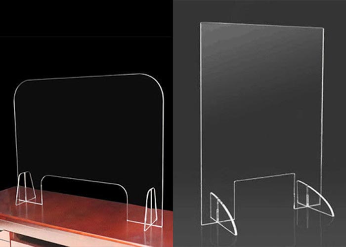 Tấm chắn giọt bắn mica trong suốt cao cấp, chống trầy xước, bền đẹp